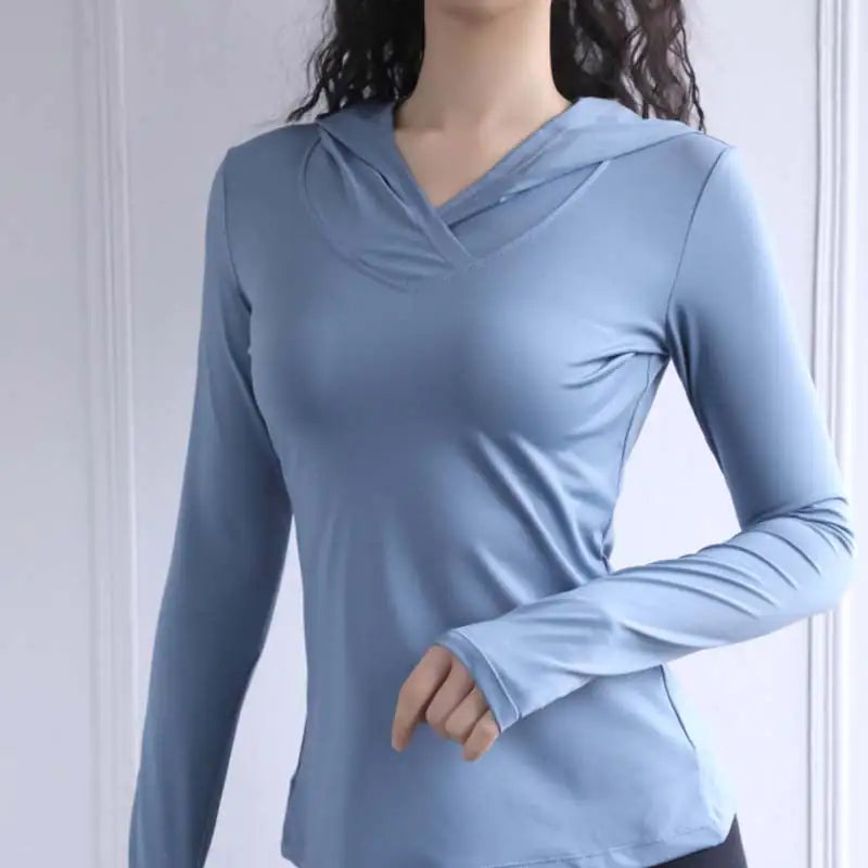 Women's Long Sleeve Workout Sweatshirt