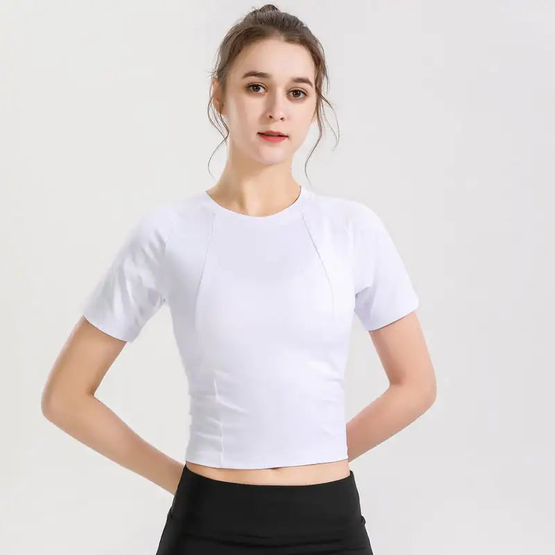 Women's Short Sleeve Yoga Shirt
